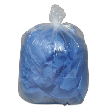 Earthsense® Commercial Linear Low Density Clear Recycled Can Liners, 60 Gal, 1.5 Mil, 38" X 58", Clear, 100-carton freeshipping - TVN Wholesale